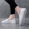Women's Black White Loafers Driving Shoes Comfort Casual Slip On Walking Minimalist Breathable Moccasins for Mother