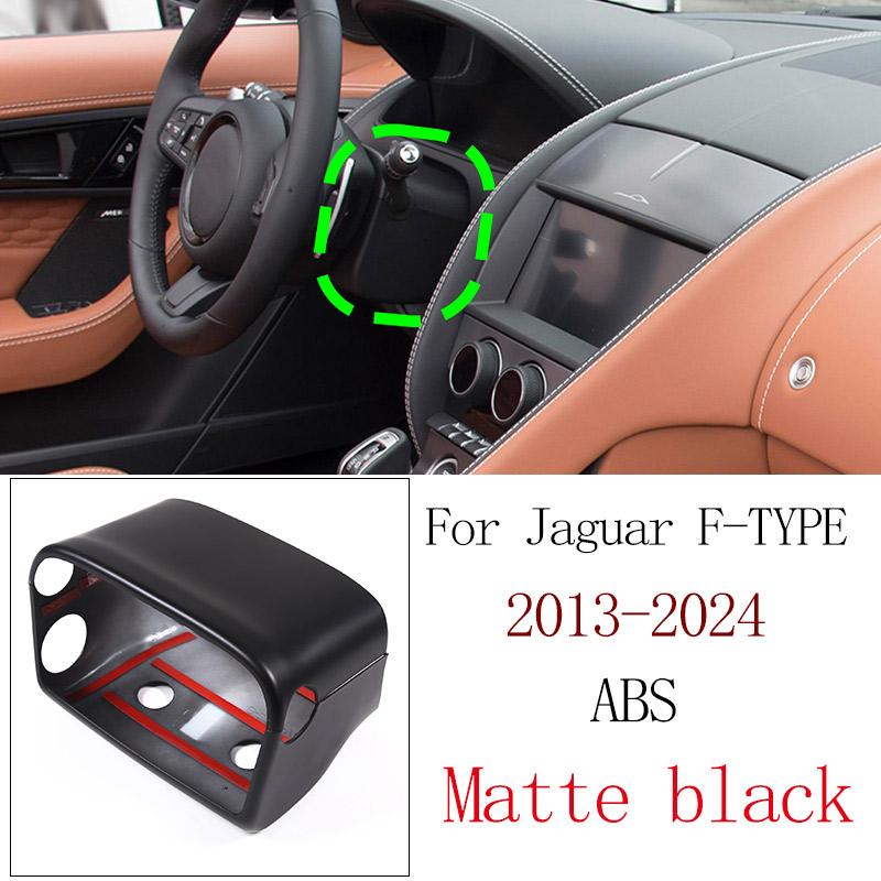ABS Матовый Черный Для Jaguar F-TYPE 2013-2024 Панель Стакана Воды Центральной Консоли Автомобиля Рамка Подъема Стекла Аксессуары для Интерьера Автомобиля