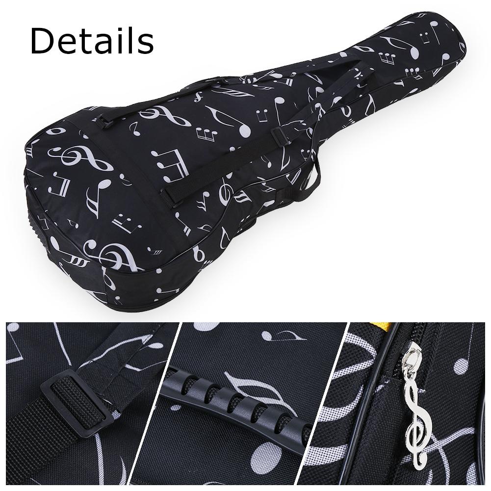39   40   41 дюймовый Мягкий чехол для акустической гитары Рюкзак Оксфорд Сумка с двойными лямками