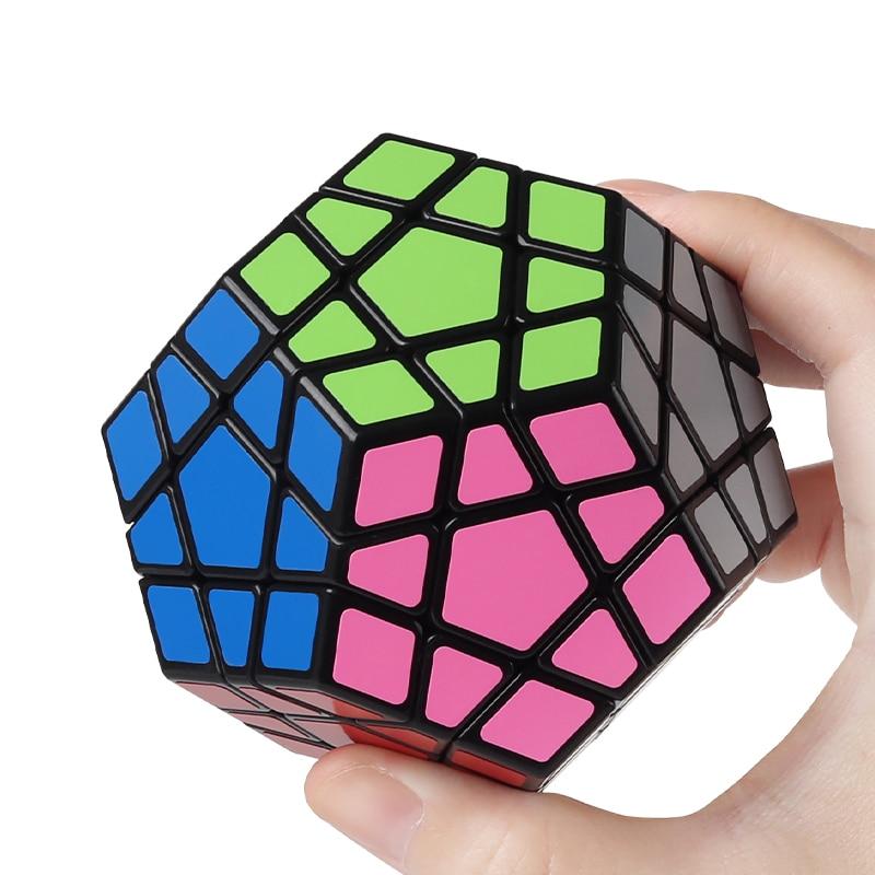 Sengso Мегаминкс 3x3 Додекаэдр Кубик Рубика Скоростной Магический Кубик Образовательные Игрушки Детские Пазлы Игрушки Подарок на День Рождения для Ребенка