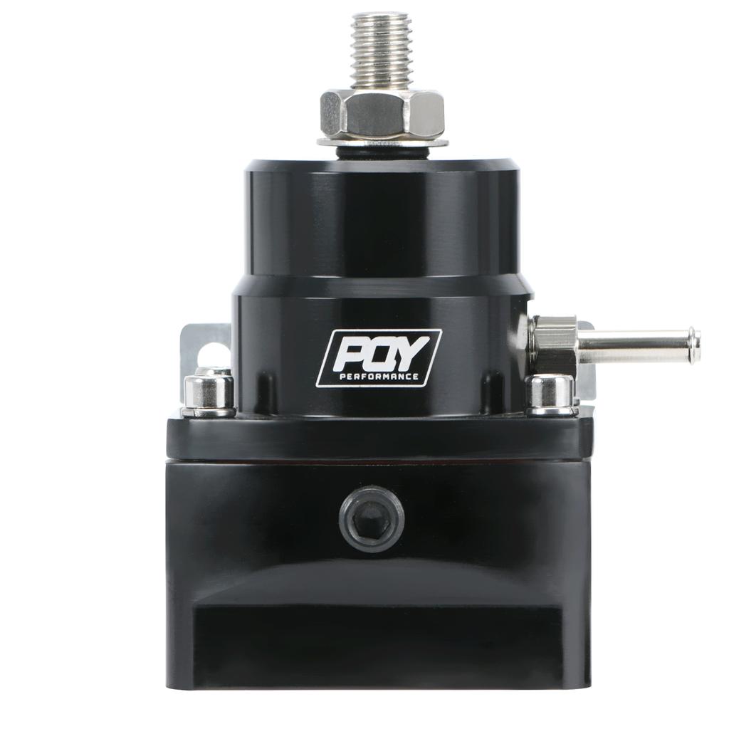 Adjustable Fuel Pressure Regulator Kit AN6 Feed & AN6 Return Line W/ 0-160PSI Gauge Set 3-20/ 20-45/ 45-70 Pressure Springs