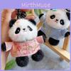 Plush Panda Toy Cute Cartoon Keychain Backpack Pendant Childrens Holiday Gift