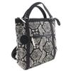 Cole Haan Большой амбициозный маленький рюкзак Daypack трансформируемый 3WAY черный Нейлон Змея Женский Б/У