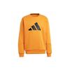 Adidas FI Wtr Crew Sweatshirt with Large Logo Print Men Tops Orange H46508