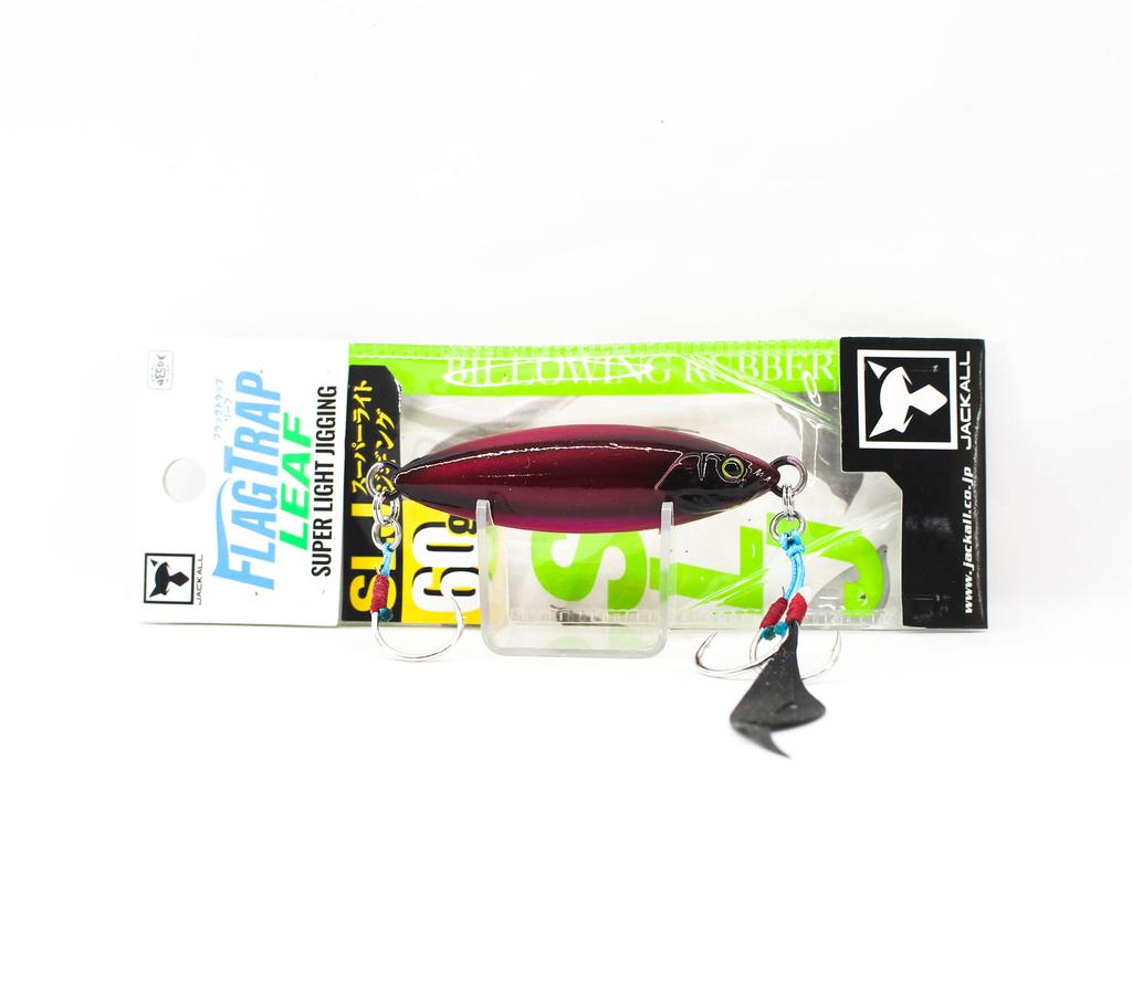 Jackall Metal Jig Flag Trap Leaf 60 Grams Meimetsu Red Shadow (2740)