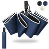 Складной Автоматический 103см Тяжелый Светоотражающий Солнцезащитный УФ Включает Чехол для Хранения Ультра-Водоотталкивающий, 8-спицевый Зонт Открытие/Закрытие одним касанием, Большой, Диаметр,
