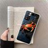Уникальный чехол для телефона с животным-крабом для Redmi Note 13 12 Pro Plus 14 15 Pro 5G 11 11T 11E 11S 10 Pro 10S 9 9S, прозрачный чехол-колпачок из ТПУ