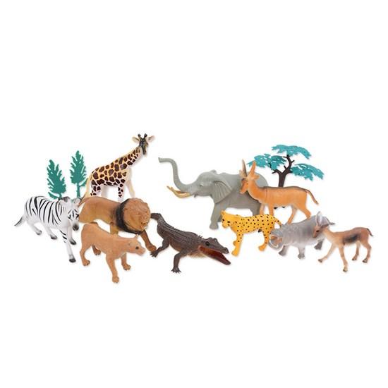 Animal Planet Animal Figure Slim Round Bucket 13p Set, 1 Set, Popular Toys In Korea