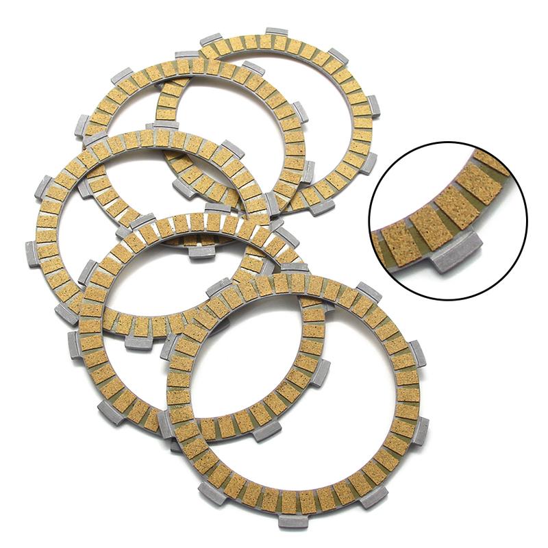 Motorcycle Clutch Friction Piece Discs For Yamaha SR185H SR185J TW200E TW125 TW225 XT200J XT200K YZ100 YZ125 F G X C TY125 TY175