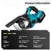 1000 Вт Высокомощный беспроводной электрический пылесос Портативный эффективный бытовой промышленный строительный чистый инструмент