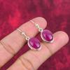 Ruby Cabochan Earrings Gemstone Jewelry, 925 Solid Sterling Silver Handmade Earrings, Latest Design Jewelry