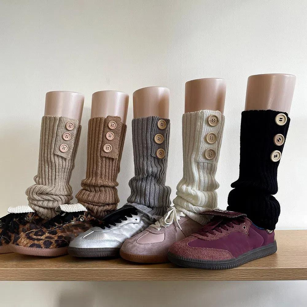 Балеткор Y2K Гетры Харадзюку Чехлы для ботинок Сладкие вязаные гетры Осень/Зима