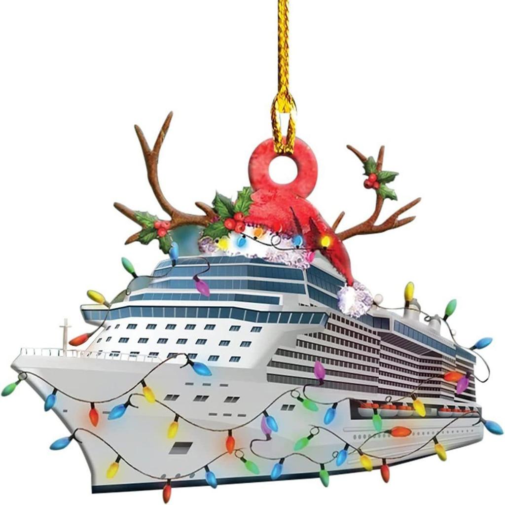 Рождественская елка подвесная книга акриловое украшение