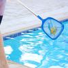 Pool Leaf Skimmer Net Ultra Fine Mesh with 4 Sections Aluminum Poles Easy To Use Detachable Pool Cleaning Net Leaf Catcher