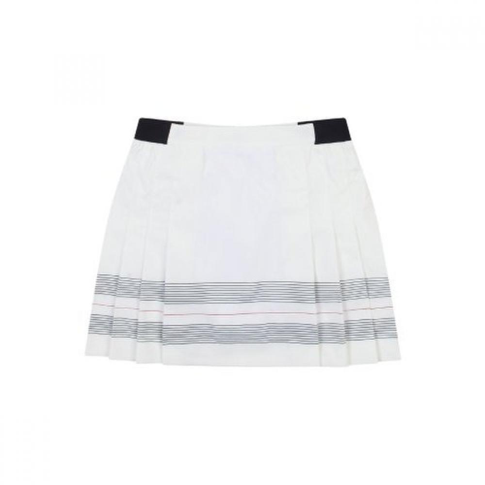Onoff Women S pleatS Print culotteS Of4003la White