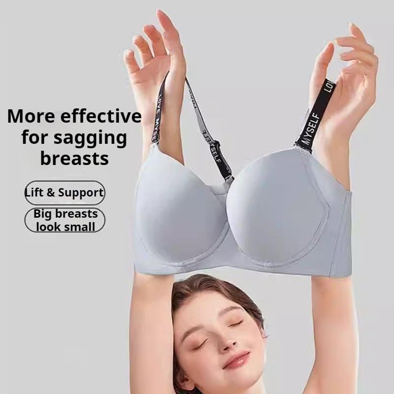 Ультратонкий бюстгальтер с полной чашкой для маленькой груди. Пуш-ап и контроль боковой части груди.