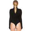 Basic Bottoming Women's Clothing, Simple Turtleneck Long-sleeved Slim-fit Onesie Bodysuit