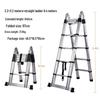 Multi-Functional Aluminum Telescopic Ladder - Herringbone Design, Foldable, Thickened for Household and Large Joint Decoration.