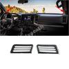 LHD Для Nissan Frontier 2017-2024 ABS углепластик кнопка стеклоподъемника ручка двери передняя центральная рама вентиляционного отверстия кондиционера отделка