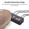 Педаль гитарного эффекта Btuty Loop Box с выбором канала и True MOSKYAUDIO 3-х кратным обходом, Алюминиевая, Вход/Выход 6,35 мм,