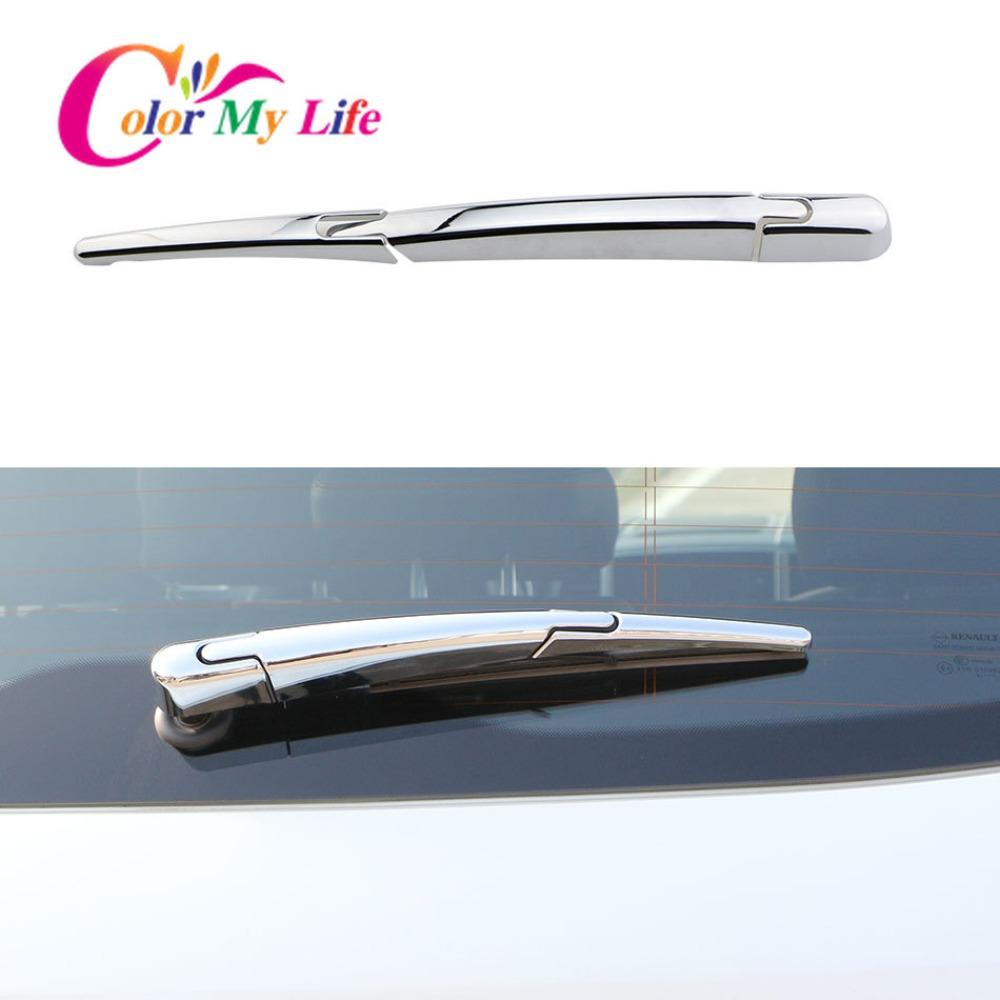 ABS Chrome Rear Water Wiper Cover Windshield Blade Trim Sticker for Nissan Juke 2010-2022 Qashqai J11 2015-2022