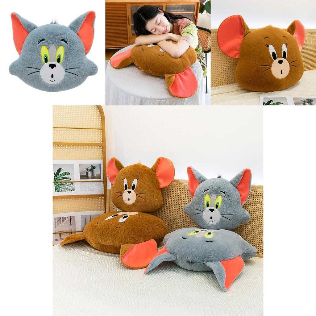 Tom And Jerry Cartoon Plush Cushion Pillow For Relaxation And Bedroom Decor