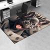 Pug Office Carpet Soft Polyester Entrance Carpet Washable Non slip Machine Washable Indoor Carpet Li
