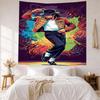 Michael Jackson Dance Moves Wall Decor Tapestry Art For Pet Memorial Birthdaywedding Party Backdrop Family Gift