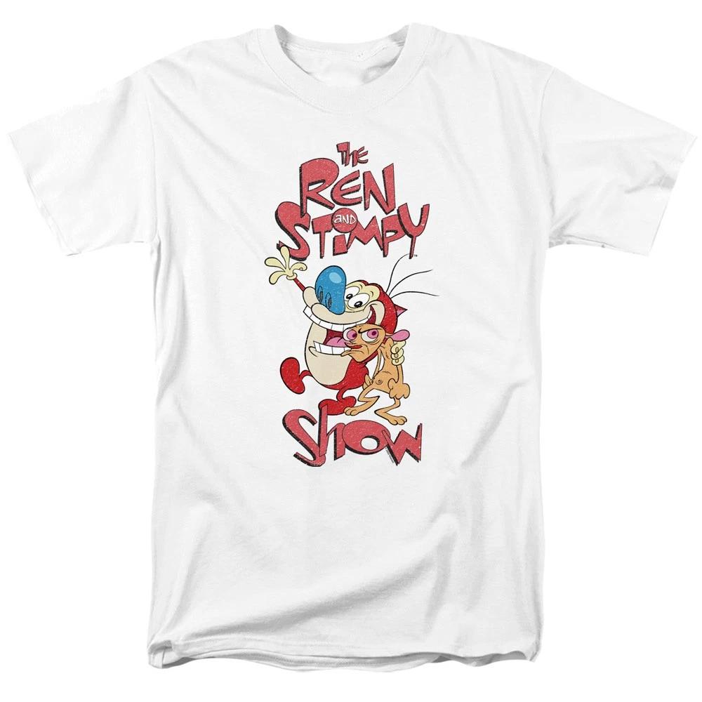 Ren And Stimpy - Ren And Stimpy Show - Unisex Short Sleeve Children's T-shirt - White