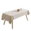 Tablecloth with 100% Waterproof Rectangle PVC Table Cloth Wipe Clean Table Cover for Dining Party Camping Outdoor