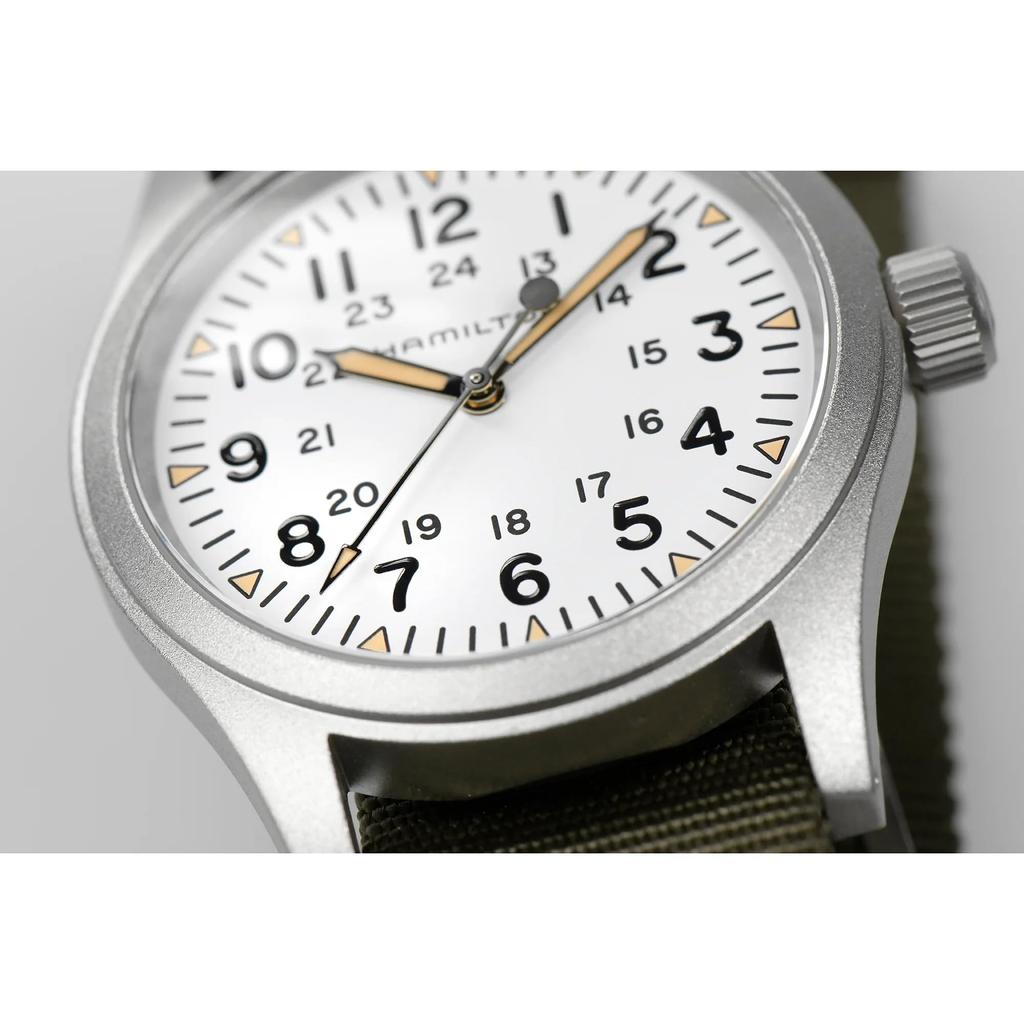 Часы HAMILTON с подлинной гарантией Khaki Field Mechanical с ручным заводом H69439411 унисекс импортные [Hamilton] [обычный продукт]