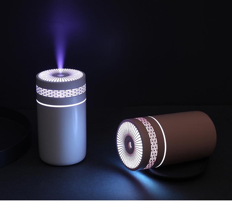 Портативный USB увлажнитель: Многоцветный свет, Большое распыление, Очиститель воздуха для дома и автомобиля