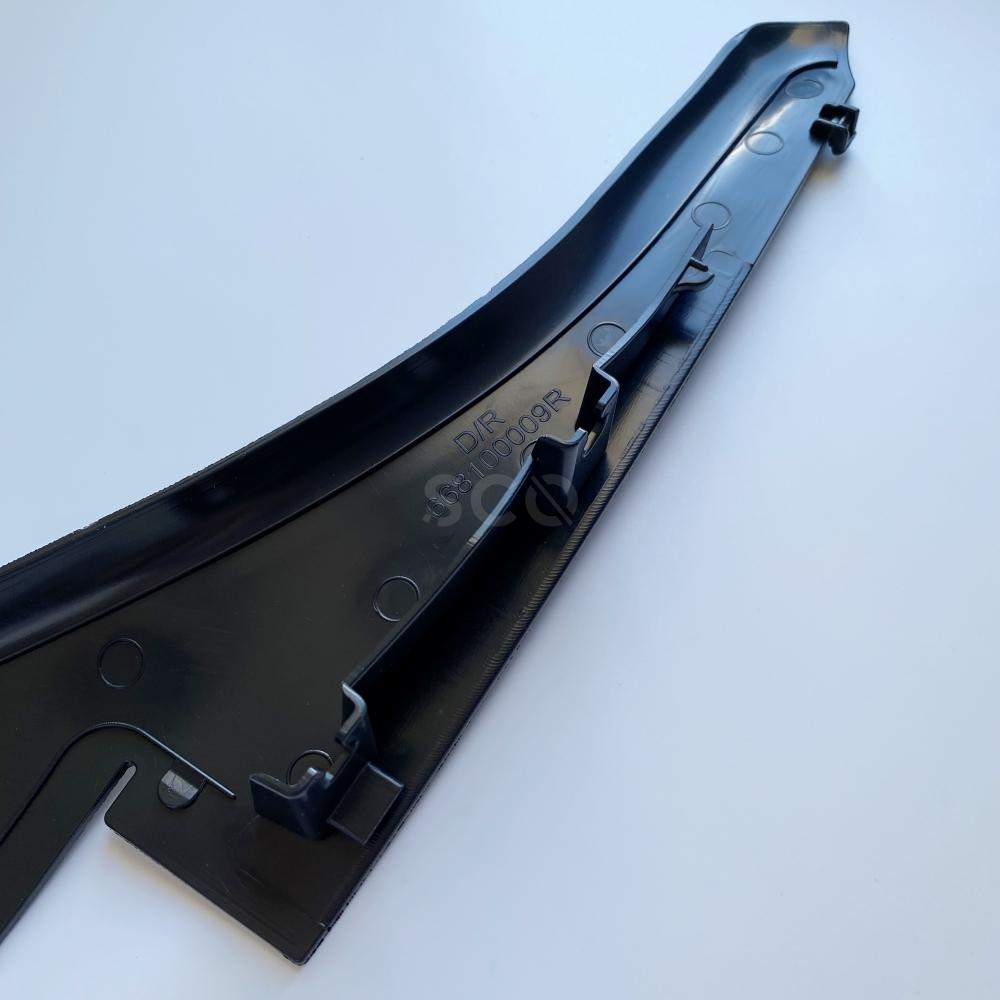 Пластиковый уголок для лобового стекла для Renault Master для Movano для NV400, панель капота, обтекатель, правая и левая 668110012R 668100009R