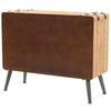 Solid Wood Drawer Chest Pine 91 x 35 x 73 cm