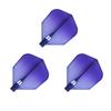 CLIC FLIGHT Deep Gradation Shape Flight для дротиков, новый набор [Harrows] (Темно-фиолетовый)