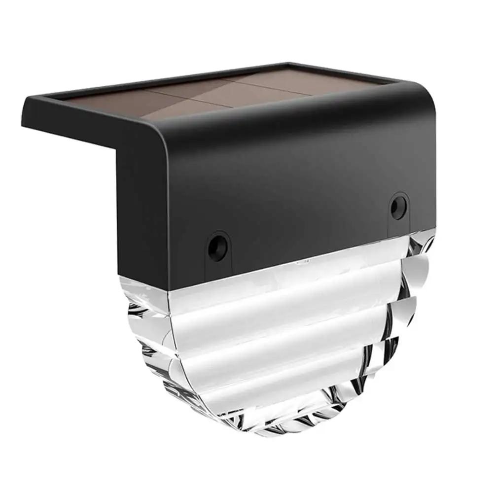 Solar Deck Lights Fence Lights Outdoor Step Lights Waterproof Solar Lights for Railing Stairs