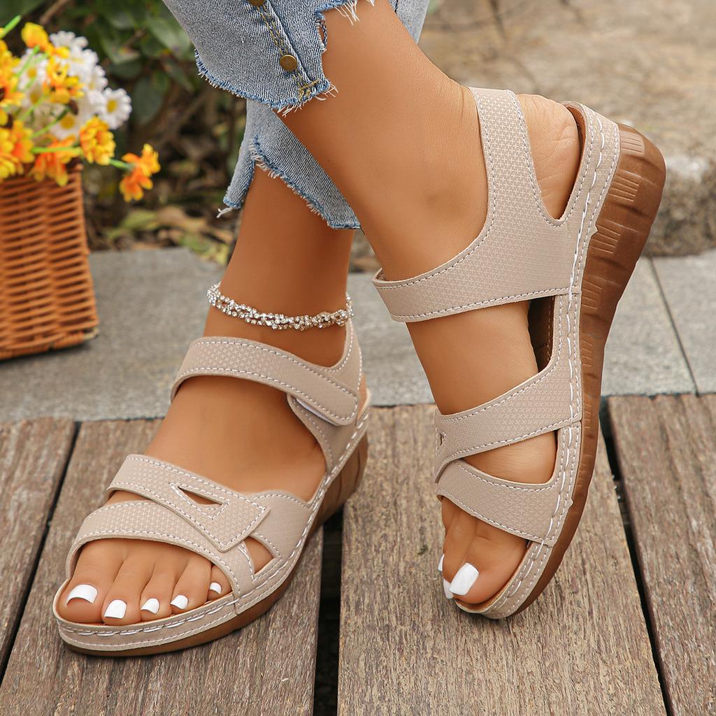 Women Wedge Sandals New Fashion Non Slip Beach Shoes Woman Lightweight Casual Platform Plus Size Sandals Zapatos De Mujer