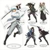 Anime Gin Tama Hijikata Toshirou Okita Sougo Takasugi Game GINTAMA Acrylic Stand Doll Figure Model Plate Cosplay Toy for Gift