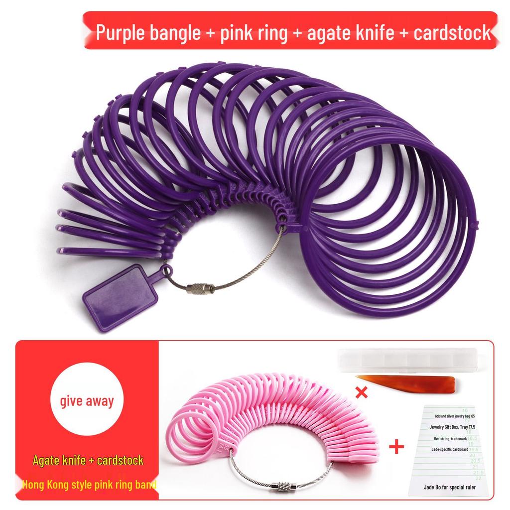 Jade Bangle Sizer and Expander Tool: Circle Measurement and Finger Sizer