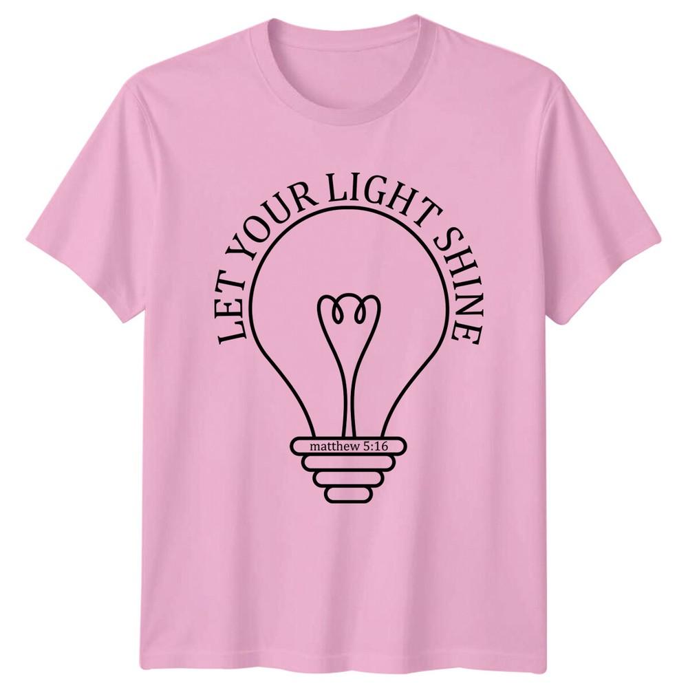 Let Your Light Shine Matthew 516 Christian Faith TShirt