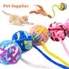 Teasing Yarn Balls with Bell Sounding Pet Supplies Fashion Interactive Chewing Toys  Pet