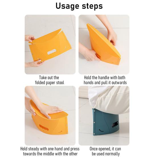 Складной стул Эргономичный дизайн Отверстия для ручек Портативное сиденье Снятие нагрузки с коленей Туристический стул для путешествий кемпинга рыбалки садоводства