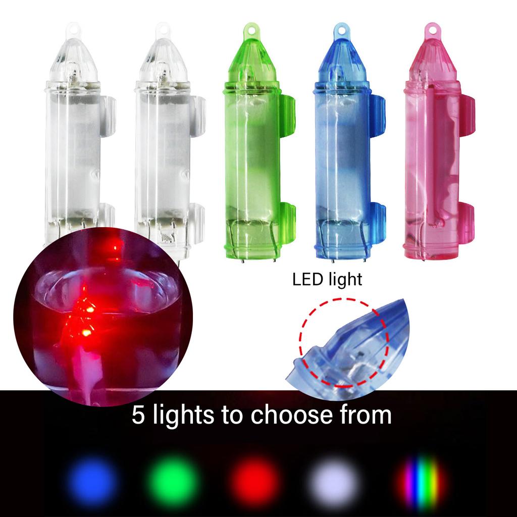 Trolling Deep Drop Fishing Light LED Lighted Bait Flasher Fishing Lures Fishing Spoons Underwater Flasher Bass Flasher