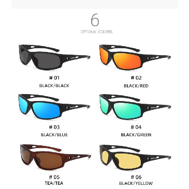 Outdoor sports sunglasses, colorful polarized sunglasses, men's and women's outdoor cycling goggles, night vision goggles