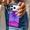 Неоновый Vaporwave Арт Чехол для Телефона Для iPhone 17 Air 14 15 13 12 Max Чехол Для Apple 16e 11 Pro Max Plus Coque