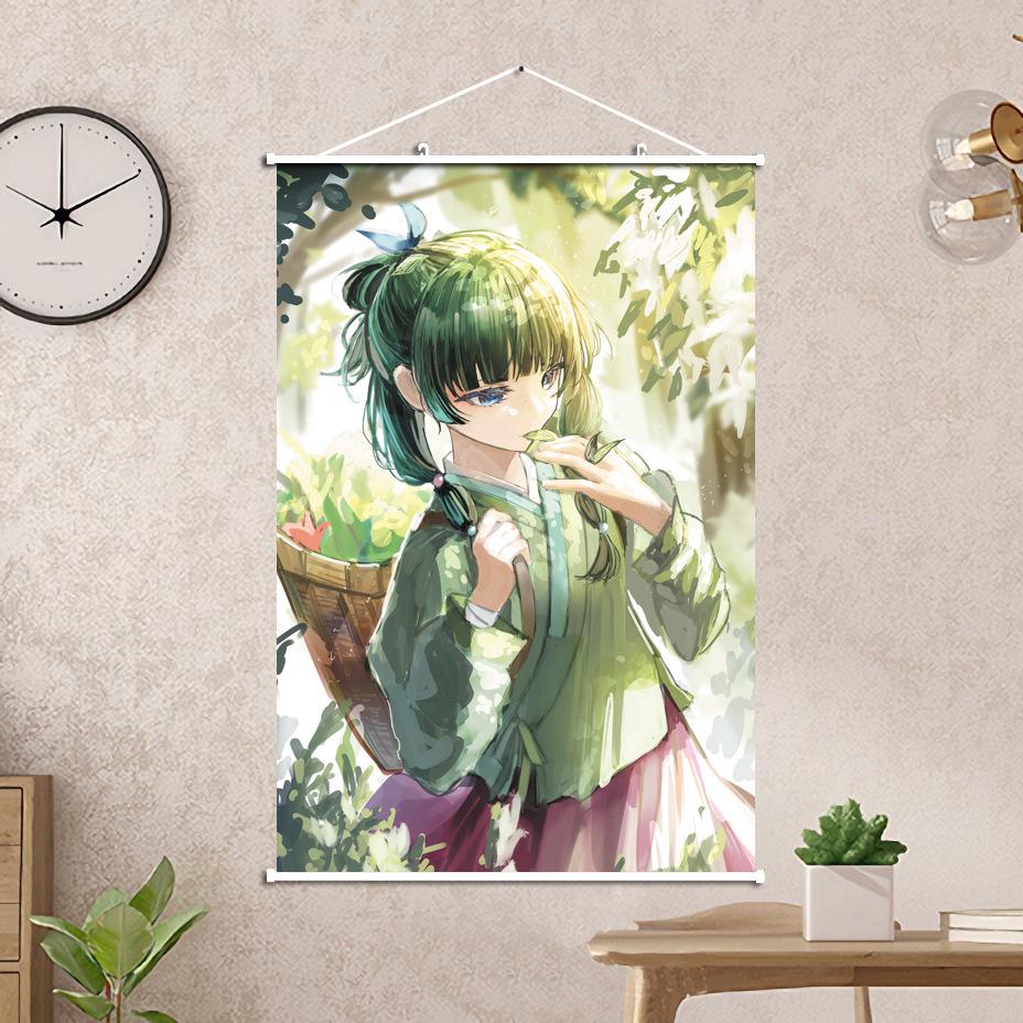 Anime The Apothecary Diaries Hanging Scroll Decorative Painting 60x90cm