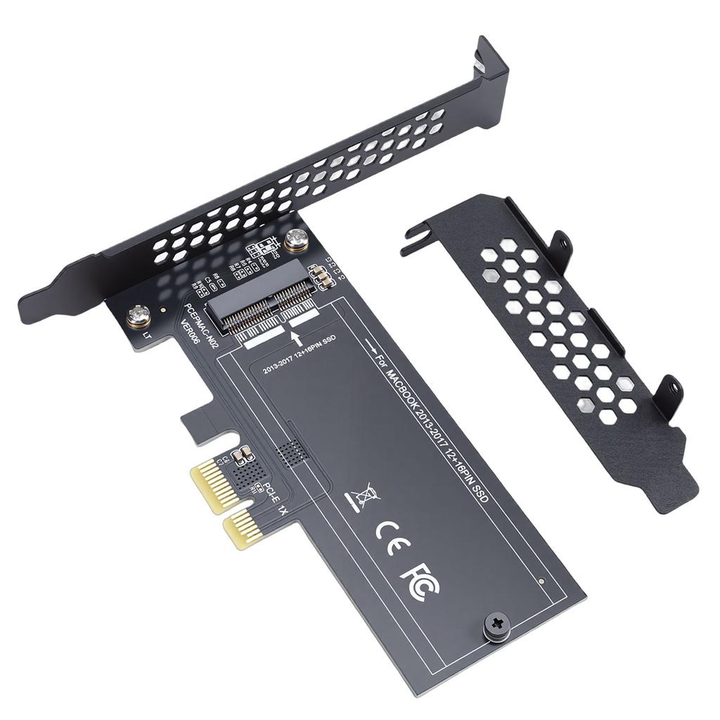 Адаптер-карта 12+16 Pin SSD на M.2 KEY M PCI E 1X Подходит для ноутбука MacBook Pro 2013 2017 Модели Plug and Play