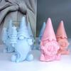 3D Santa Claus Silicone Mold Christmas Creative Dwarf DIY Chocolate Candy Molds Kitchen Baking Cake Decor Tool Candle Soap Mould