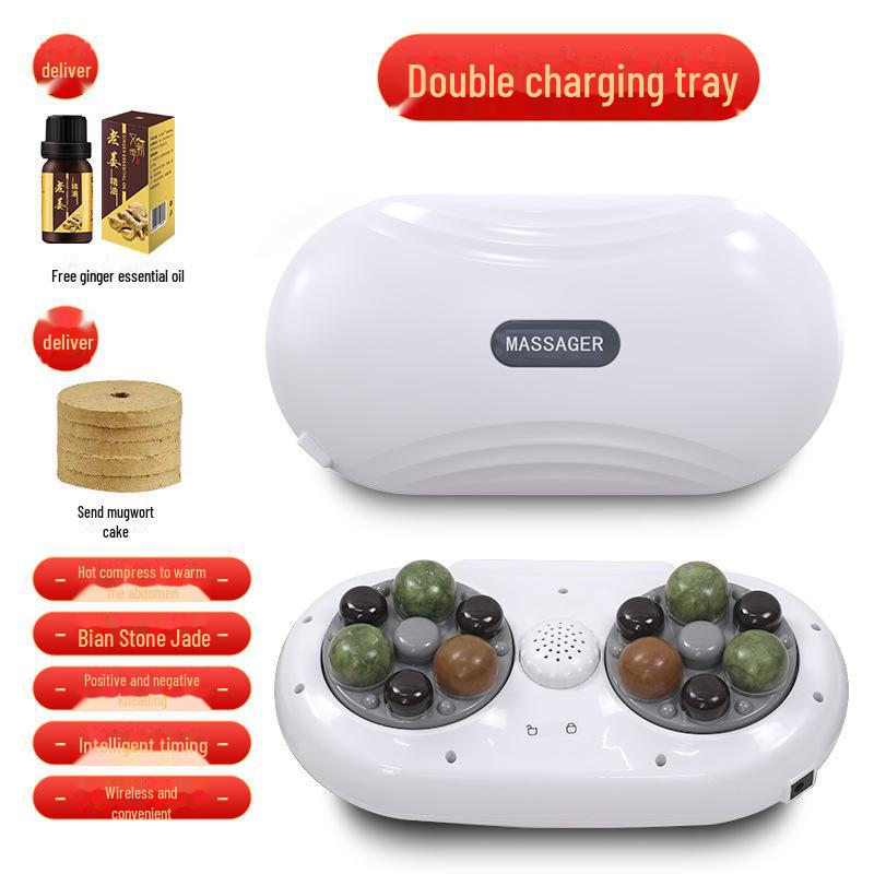 Электрический массажер для живота Bianstone с функциями подогрева и разминания