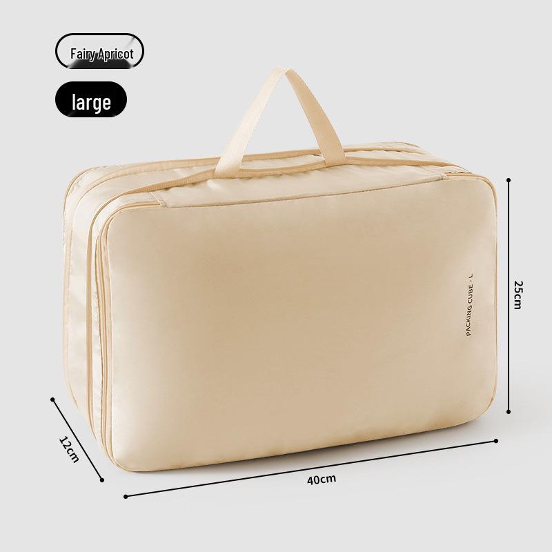 Двухслойная дорожная компрессионная сумка-органайзер - Влагостойкая, портативная сумка для хранения багажа для деловых поездок.